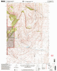 Download a high-resolution, GPS-compatible USGS topo map for Wallrock, MT (2005 edition)