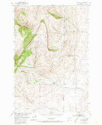 Download a high-resolution, GPS-compatible USGS topo map for Wallrock, MT (1973 edition)
