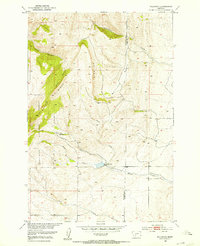 Download a high-resolution, GPS-compatible USGS topo map for Wallrock, MT (1953 edition)