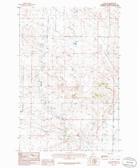 Download a high-resolution, GPS-compatible USGS topo map for Wallum, MT (1986 edition)
