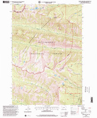 Download a high-resolution, GPS-compatible USGS topo map for Ward Mountain, MT (2002 edition)