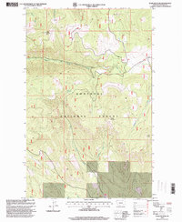 Download a high-resolution, GPS-compatible USGS topo map for Warland Peak, MT (2000 edition)