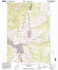 Download a high-resolution, GPS-compatible USGS topo map for Warm Springs Creek, MT (2001 edition)