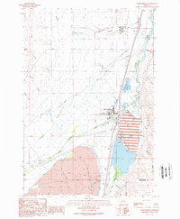 Download a high-resolution, GPS-compatible USGS topo map for Warm Springs, MT (1989 edition)