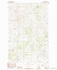 Download a high-resolution, GPS-compatible USGS topo map for Warrick, MT (1984 edition)