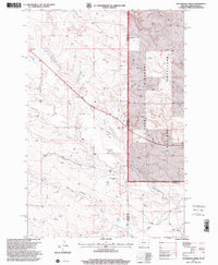 Download a high-resolution, GPS-compatible USGS topo map for Waterhole Creek, MT (2001 edition)