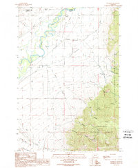 Download a high-resolution, GPS-compatible USGS topo map for Waterloo, MT (1989 edition)