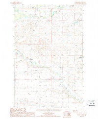 Download a high-resolution, GPS-compatible USGS topo map for Watson Flats, MT (1987 edition)