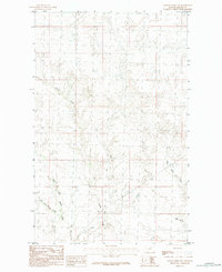 Download a high-resolution, GPS-compatible USGS topo map for Wayne Creek NW, MT (1984 edition)