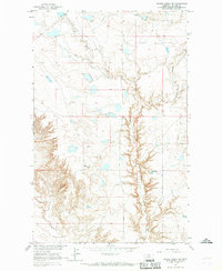 Download a high-resolution, GPS-compatible USGS topo map for Wayne Creek SE, MT (1967 edition)