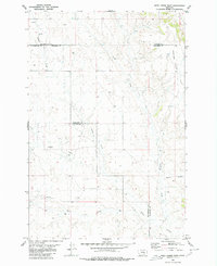 Download a high-resolution, GPS-compatible USGS topo map for Weed Creek East, MT (1980 edition)