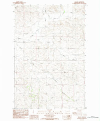 Download a high-resolution, GPS-compatible USGS topo map for Weldon, MT (1983 edition)