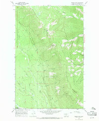 Download a high-resolution, GPS-compatible USGS topo map for Werner Peak, MT (1971 edition)
