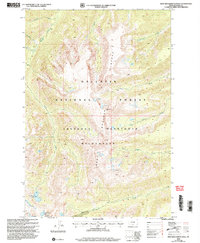 Download a high-resolution, GPS-compatible USGS topo map for West Boulder Plateau, MT (2005 edition)