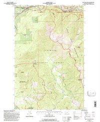 Download a high-resolution, GPS-compatible USGS topo map for West Glacier, MT (1997 edition)