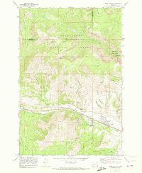 Download a high-resolution, GPS-compatible USGS topo map for West Valley, MT (1973 edition)
