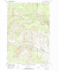 Download a high-resolution, GPS-compatible USGS topo map for West Valley, MT (1973 edition)