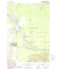 Download a high-resolution, GPS-compatible USGS topo map for West Yellowstone, MT (1987 edition)