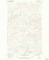 Download a high-resolution, GPS-compatible USGS topo map for Wetzel, MT (1972 edition)
