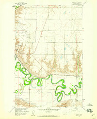 Download a high-resolution, GPS-compatible USGS topo map for Whately, MT (1960 edition)
