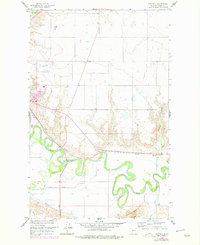 Download a high-resolution, GPS-compatible USGS topo map for Whately, MT (1978 edition)