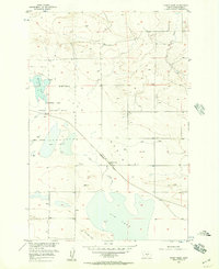 Download a high-resolution, GPS-compatible USGS topo map for Wheat Basin, MT (1957 edition)