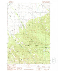 Download a high-resolution, GPS-compatible USGS topo map for Wheeler Mountain, MT (1987 edition)