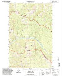 Download a high-resolution, GPS-compatible USGS topo map for Whitcomb Peak, MT (1997 edition)