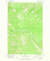 Download a high-resolution, GPS-compatible USGS topo map for Whitcomb Peak, MT (1973 edition)