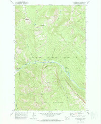 preview thumbnail of historical topo map of Flathead County, MT in 1970