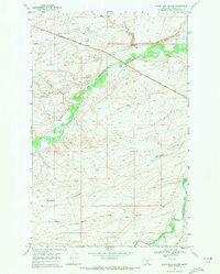 Download a high-resolution, GPS-compatible USGS topo map for White Man Coulee, MT (1972 edition)