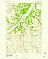 Download a high-resolution, GPS-compatible USGS topo map for Whitebird School, MT (1957 edition)