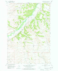preview thumbnail of historical topo map of Stillwater County, MT in 1955