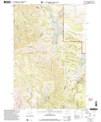 Download a high-resolution, GPS-compatible USGS topo map for Whites City, MT (2004 edition)
