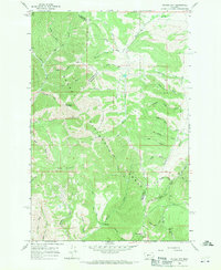 Download a high-resolution, GPS-compatible USGS topo map for Whites City, MT (1970 edition)