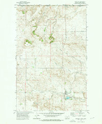 Download a high-resolution, GPS-compatible USGS topo map for Whitetail, MT (1976 edition)