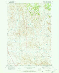 Download a high-resolution, GPS-compatible USGS topo map for Whitney Creek, MT (1973 edition)