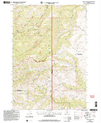 Download a high-resolution, GPS-compatible USGS topo map for Wildcat Draw, MT (2005 edition)
