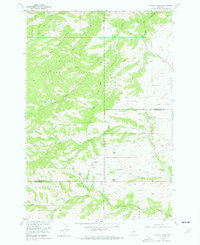 Download a high-resolution, GPS-compatible USGS topo map for Wildcat Draw, MT (1977 edition)