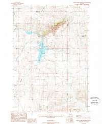 Download a high-resolution, GPS-compatible USGS topo map for Willow Creek Reservoir, MT (1988 edition)