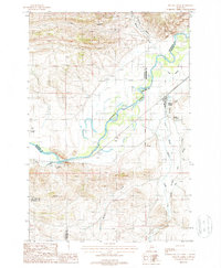 Download a high-resolution, GPS-compatible USGS topo map for Willow Creek, MT (1988 edition)