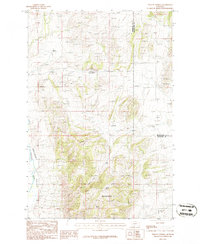 Download a high-resolution, GPS-compatible USGS topo map for Willow Springs, MT (1986 edition)