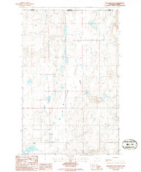 Download a high-resolution, GPS-compatible USGS topo map for Willshaw Flats, MT (1986 edition)