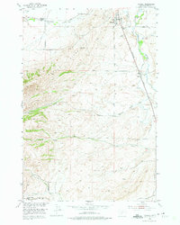 Download a high-resolution, GPS-compatible USGS topo map for Wilsall, MT (1975 edition)