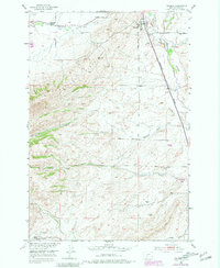 Download a high-resolution, GPS-compatible USGS topo map for Wilsall, MT (1981 edition)