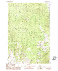 Download a high-resolution, GPS-compatible USGS topo map for Windy Rock, MT (1989 edition)
