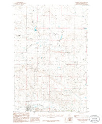 Download a high-resolution, GPS-compatible USGS topo map for Winnett North, MT (1986 edition)