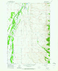 Download a high-resolution, GPS-compatible USGS topo map for Wisdom, MT (1964 edition)