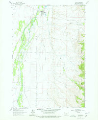 Download a high-resolution, GPS-compatible USGS topo map for Wisdom, MT (1978 edition)