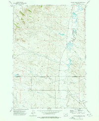 Download a high-resolution, GPS-compatible USGS topo map for Witcher Reservoir, MT (1976 edition)